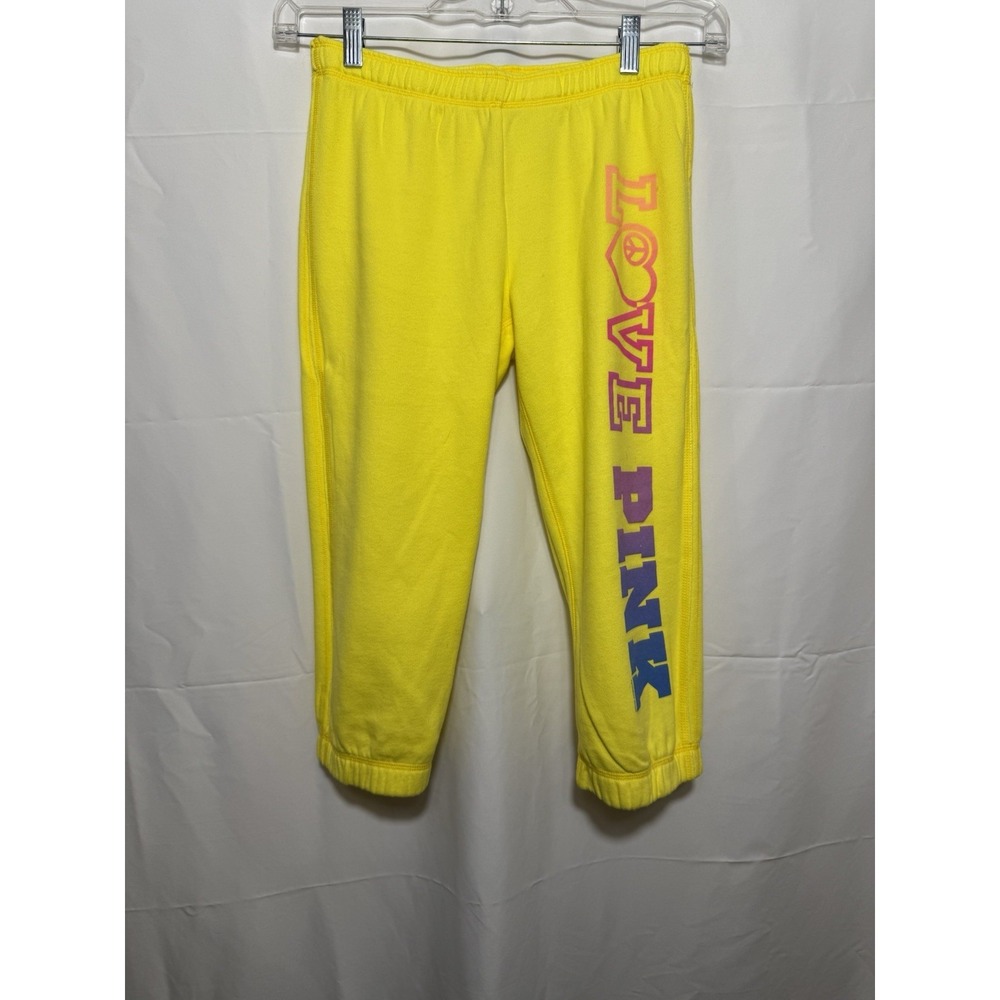 Victoria Secret PINK 2000s Capris Sweatpants Y2K Fashion Size XS